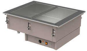 BAÑO MARIA ELECTRICO CON AGUA 2 GN - 230V. - 50/60HZ. DBM-211-S-W