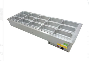 BAÑO MARIA ELECTRICO CON AGUA 5 GN - 230V. - 50/60HZ. DBM-511-S-W