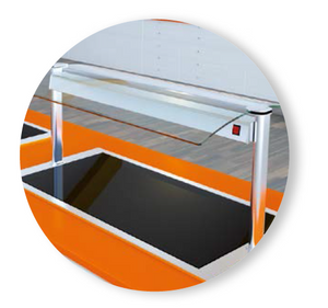 PLACA DE VITROCERAMICA 2 GN - 230V. - 50/60HZ. DV-211-S