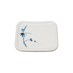 Plato de melamina Blue Bamboo 6 1/2" x 5 1/2"