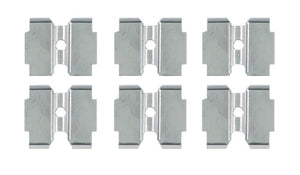 Metro 9184Z Additional Plated Tabs para Super Erecta anaquel de repisa sólida, Bag of 6