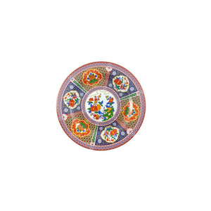Plato de melamina Peacock 9 1/8"