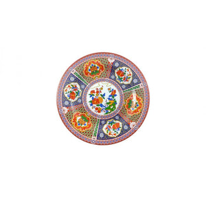 Plato de melamina Peacock 10 3/8"