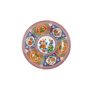 Plato de melamina Peacock 14 1/8"