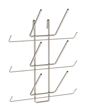 Sistema SmartWall Life Metro a muro acero inoxidable 14.875 x 5.125 x 11 pulg