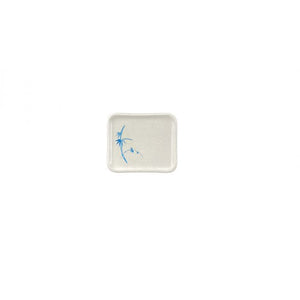 Plato de melamina Blue Bamboo 4 3/4" x 4 1/4"