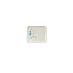 Plato de melamina Blue Bamboo 5 1/2" x 4 3/4"