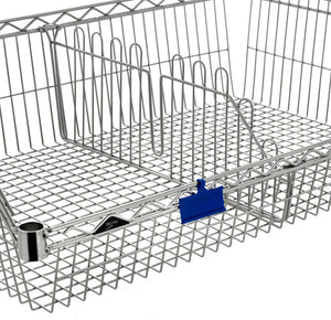 Metro Super Erecta canastilla Shelving Divider, cromado