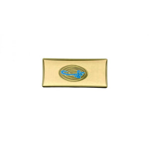 Plato rectangular BBQ de melamina Wei 9 3/8" x 4 1/4"