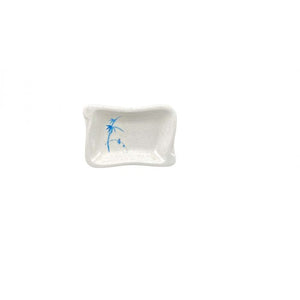 Salsera ondulada de melamina Blue Bamboo 2 oz 4" x 2 3/4"