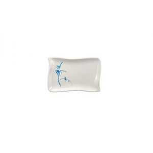 Plato para BBQ de melamina Blue Bamboo 8 1/2" x 5 1/2"