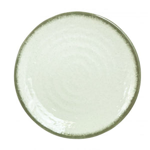 Plato redondo Victoria de melamina 8-1/4" diámetro x 1-1/4" alto