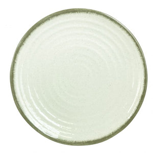 Plato redondo Victoria de melamina 10-1/2" diámetro x 1-3/8" alto