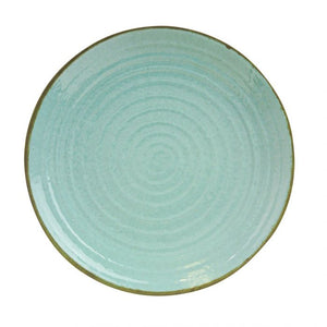 Plato redondo Seaside de melamina 11-3/4" diámetro x 1-1/2" alto