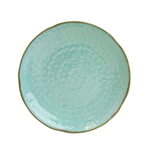 Plato forma loto Seaside de melamina 8-1/4" diámetro x 1-3/8" alto