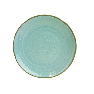Plato forma loto Seaside de melamina 9-3/8" diámetro x 1-3/8" alto