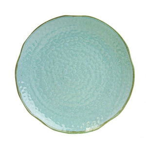 Plato forma loto Seaside de melamina 10-1/2" diámetro x 1-1/2" alto