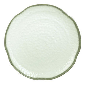 Plato forma loto Victoria de melamina 10-1/2" diámetro x 1-1/2" alto