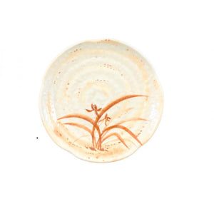 Plato forma loto de melamina Gold Orchid 14"