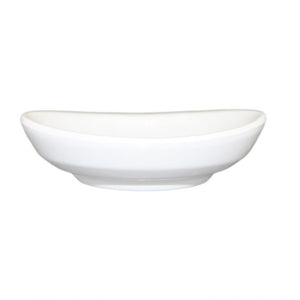 Platillo redondo de melamina blanco 2 oz 3 1/2" x 3/4"