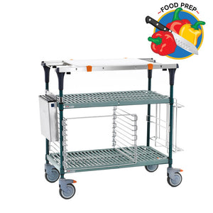 Poste Metro Super Erecta Pro SiteSelect de 2 repisas 19.4 x 35.125-39.125 pulg