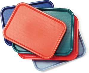 Charola para cafetería 10" x 14" roja