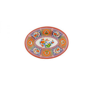 Platón de melamina Peacock 9" x 6 5/8"