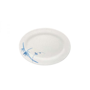 Platón de melamina Blue Bamboo 9 7/8" x 7 1/4"