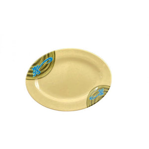 Platón de melamina Wei 9 7/8" x 7 1/4"