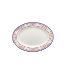 Platón de melamina Rose 12" x 8 5/8"
