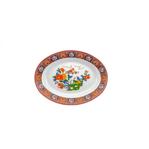 Platón profundo de melamina Peacock 9 oz 10" x 7 1/2"