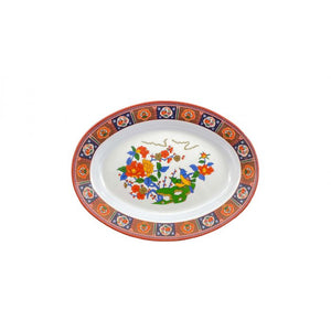 Platón profundo de melamina Peacock 16 oz 12" x 9"