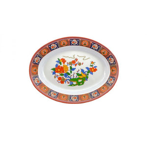 Platón profundo de melamina Peacock 24 oz 13" x 9 3/4"