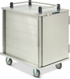 Carro económico TQ 1 puerta 1 charola por guía 1 charolas 19.25" x 24.5" x 42.63" acero inoxidable