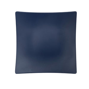 Plato tipo flare Classic Stone Blue de melamina 6" x 6" x 1" profundidad