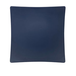 Plato tipo flare Classic Stone Blue de melamina 7-3/8" x 7-3/8" x 1-3/8" profundidad