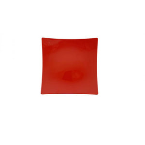 Plato flare de melamina 12-3/8" 2" profundo Pure Red