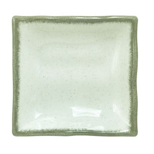 Salsera rectangular ondulada Victoria de melamina 3 oz 4" x 3-3/4" x 1-1/8"