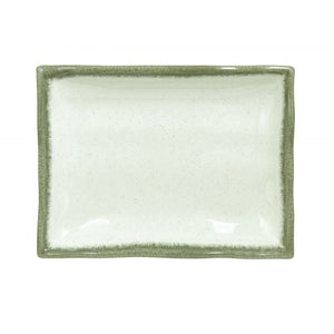 Plato rectangular ondulado Victoria de melamina 8 oz 6-1/4" x 4-3/4" x 1-1/8"