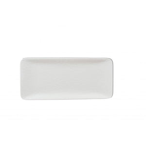 Plato rectangular de melamina blanco 11 1/4" x 5"