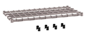 Repisa Metro Super Erecta de 1 repisas epóxico Metroseal gris 24.25 x 36 x 1.75 pulg