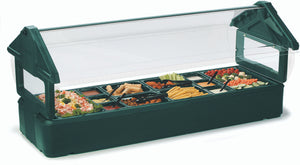 Barra buffet de mesa Six Star 6 pies negra