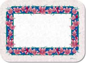 Cubierta desechable para charola patrón Freesia reciclado 12-3/4" x 16-5/8" paquete con 1000 piezas