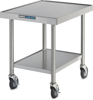 Mesa móvil para cargador de inducción 30" x 24" x 30.12" acero inoxidable