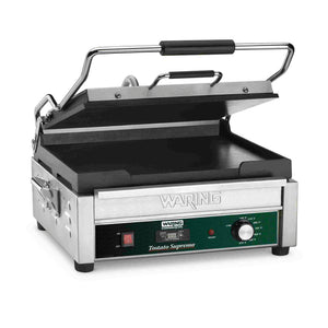 Plancha panini lisa con temporizador 14.5 x 11 pulg
