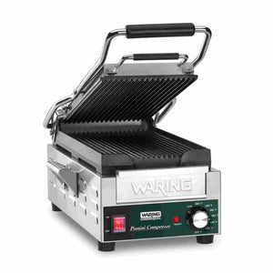 Plancha panini ranurada 7.75 x 12.5 pulg