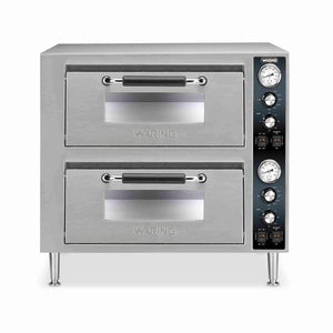 Horno para pizza 18 pulg doble nivel doble cámara