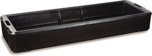 Tina base Six Star para barra buffet 72" x 24.25" x 9.75" negra