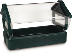 Barra buffet de mesa Six Star 4 pies x 2 pies x 2 pies verde bosque