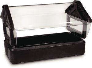 Barra buffet de mesa Six Star 4 pies x 2 pies x 2 pies negra